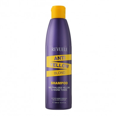 Шампунь для нейтрализации желтого оттенка Revuele Anti Yellow Blond Shampoo 300 мл купить в Украине