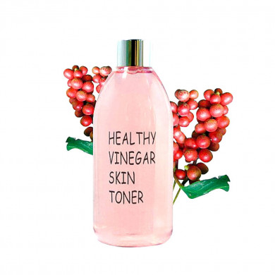 Восстанавливающий тонер с экстрактом лимонника REALSKIN Healthy Vinegar Skin Toner Omija 300 мл купить в Украине