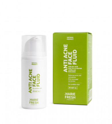 Крем-флюид против прыщей для проблемной кожи Marie Fresh Cosmetics Anti Acne Face Fluid 30 мл купить в Украине