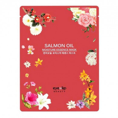 Тканевая маска с маслом лосося, EYENLIP, Salmon Oil Moisture Essence Mask купить в Украине Тканевая маска с маслом лосося, EYENLIP, Salmon Oil Moisture Essence Mask купить в Украине