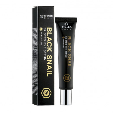 Сыворотка для век с муцином черной улитки EYENLIP Black Snail 3R Seed Eye Serum 25 мл купить в Украине