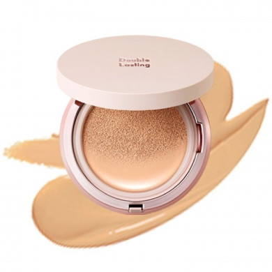 Кушон для безупречного тона кожи, ETUDE HOUSE, Double Lasting Cushion Glow, N23 SAND, SPF50+/PA+++, 15 г купить в Украине Кушон для безупречного тона кожи, ETUDE HOUSE, Double Lasting Cushion Glow, N23 SAND, SPF50+/PA+++, 15 г купить в Украине
