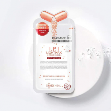 Вітамінна освітлююча маска MEDIHEAL I.P.I Lightmax Ampoule Mask Ex. купити в Україні 2