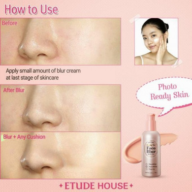Сглаживающая база под макияж с SPF ETUDE HOUSE Face Blur SPF33 / PA++ 35 г купить в Украине 3