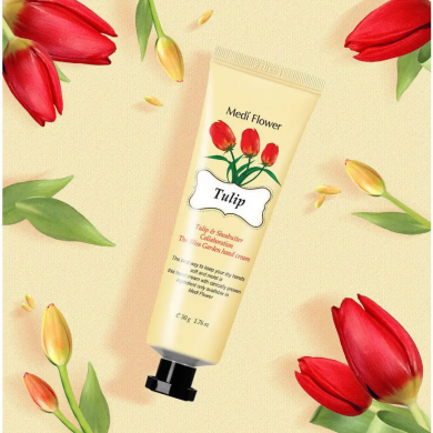 Крем для рук с экстрактом тюльпана MEDI FLOWER The Bliss Garden Hand Creams Tulip 50 г купить в Украине 2