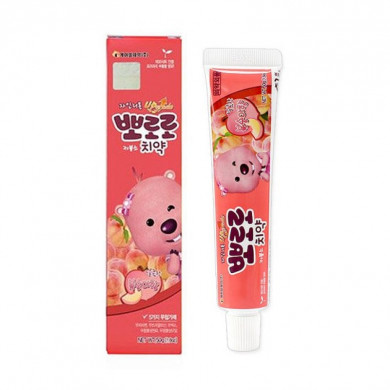 Детская зубная паста со вкусом персика, Pororo, Toothpaste peach, 50 г купить в Украине Детская зубная паста со вкусом персика, Pororo, Toothpaste peach, 50 г купить в Украине