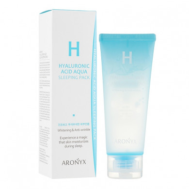 Интенсивно увлажняющая ночная маска с гиалуроновой кислотой MEDI FLOWER Aronyx Hyaluronic Acid Aqua Sleeping Pack 100 мл купить в Украине
