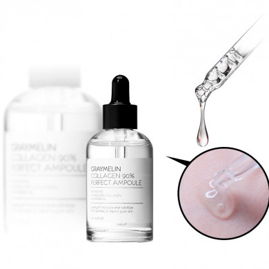 Інтенсивно зволожуюча колагенова сироватка для обличчя Graymelin Collagen Perfect Ampoule 50 мл купити в Україні 3