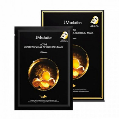 Питательная маска с экстрактом икры и золотом, JM Solution, Active Golden Caviar Nourishing Mask-Prime купить в Украине Питательная маска с экстрактом икры и золотом, JM Solution, Active Golden Caviar Nourishing Mask-Prime купить в Украине