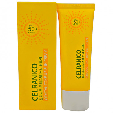 Солнцезащитный крем, придающий сияние коже, CELRANICO, Crystal Tone Up Sun Cream, SPF50+ / PA+++, 40 мл купить в Украине Солнцезащитный крем, придающий сияние коже, CELRANICO, Crystal Tone Up Sun Cream, SPF50+ / PA+++, 40 мл купить в Украине