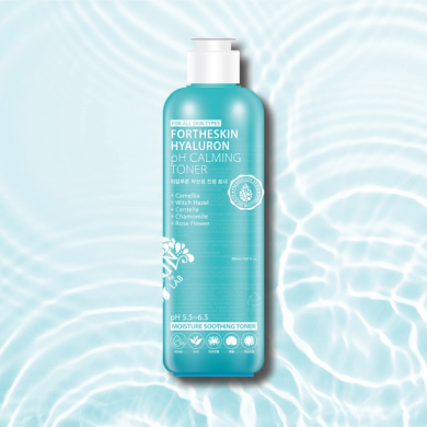 Интенсивно увлажняющий тонер с гиалуроновой кислотой Fortheskin Hyaluron Ph Calming Toner 280 мл купить в Украине 3