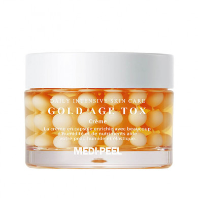 Антивозрастной капсульный крем с экстрактом золотого шелкопряда, MEDI-PEEL, Gold Age Tox Cream, 50 мл купить в Украине Антивозрастной капсульный крем с экстрактом золотого шелкопряда, MEDI-PEEL, Gold Age Tox Cream, 50 мл купить в Украине