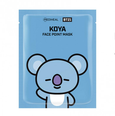 Увлажняющие точечные маски, MEDIHEAL, BT21 KOYA Face Point Mask купить в Украине Увлажняющие точечные маски, MEDIHEAL, BT21 KOYA Face Point Mask купить в Украине