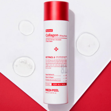 Омолоджувальний тонер для обличчя з ретинолом та колагеном MEDI-PEEL Retinol Collagen Lifting Toner 150 мл купити в Україні 2