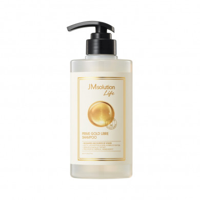 Питательный шампунь с золотом и пептидами JM Solution Life Prime Gold Libre Shampoo 500 мл купить в Украине