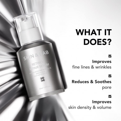 Відновлювальна сироватка з ретинолом та бакучіолом SKIN&LAB Retinol Repair Serum 30 мл купити в Україні 4