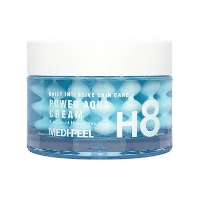 Увлажняющий капсульный крем с гиалуроновой кислотой, MEDI-PEEL, Power Aqua Cream, 50 мл купить в Украине Увлажняющий капсульный крем с гиалуроновой кислотой, MEDI-PEEL, Power Aqua Cream, 50 мл купить в Украине