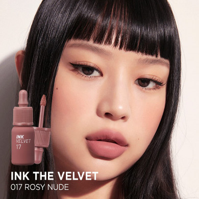 Матовий тинт для губ Peripera New Ink The Velvet #017 Rozy Nude купити в Україні 4