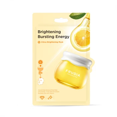 Осветляющая тканевая маска с экстрактом цитрусовых, FRUDIA, Citrus Brightening Mask купить в Украине Осветляющая тканевая маска с экстрактом цитрусовых, FRUDIA, Citrus Brightening Mask купить в Украине