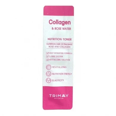 Питательный тонер с коллагеном Trimay Collagen & Rose Water Nutrition Toner 1 мл (пробник) купить в Украине