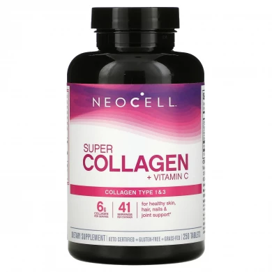 Колаген з вітаміном С NeoCell Super Collagen + C 250 таблеток купити в Україні