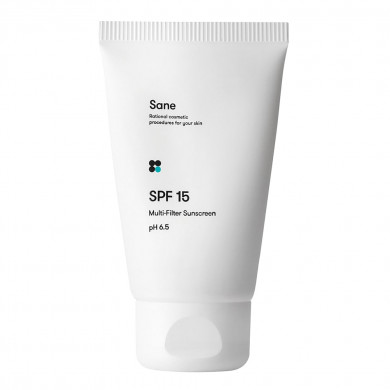Увлажняющий дневной солнцезащитный крем Sane SPF15 Multi-Filtr Sunscreen 40 мл купить в Украине