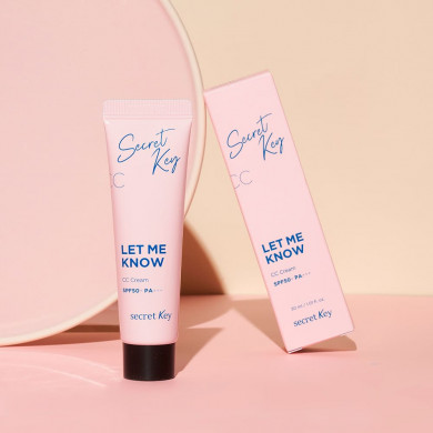 Увлажняющий СС крем Secret Key Let Me Know CC Cream SPF 50 PA +++ 30 мл купить в Украине 2
