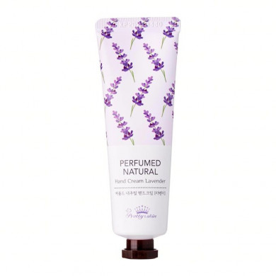 Парфюмированный крем для рук с лавандой, Pretty Skin, Perfumed Natural Hand Lavender, 30 мл купить в Украине Парфюмированный крем для рук с лавандой, Pretty Skin, Perfumed Natural Hand Lavender, 30 мл купить в Украине