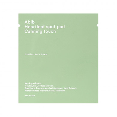 Успокаивающие педы для лица Abib Heartleaf Spot Pad Calming Touch 2 педа купить в Украине