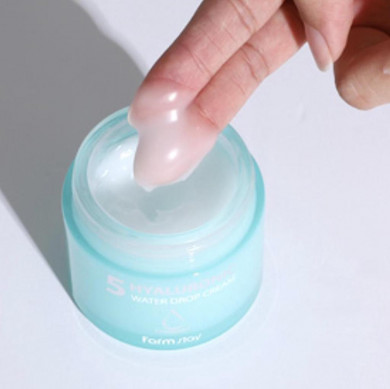 Увлажняющий крем с 5 видами гиалуроновой кислоты, FarmStay 5 Hyaluronic Water Drop Cream, 80 мл купить в Украине 2 Увлажняющий крем с 5 видами гиалуроновой кислоты, FarmStay 5 Hyaluronic Water Drop Cream, 80 мл купить в Украине 2