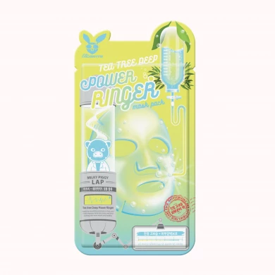 Тканинна маска для обличчя з чайним деревом відновлююча Elizavecca Tea Tree Deep Power Ringer Mask купити в Україні 4