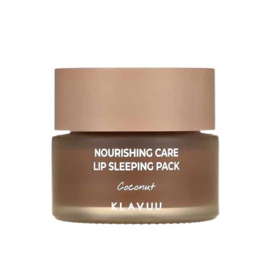 Ночная питательная маска для губ Кокос KLAVUU Nourishing Care Lip Sleeping Pack Coconut 20 г купить в Украине