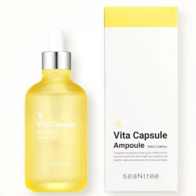 Осветляющая сыворотка с витамином С, SeaNtree, Vita Capsule Ampoule, 100 мл купить в Украине Осветляющая сыворотка с витамином С, SeaNtree, Vita Capsule Ampoule, 100 мл купить в Украине