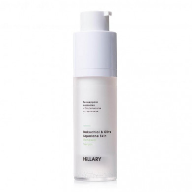 Регенерирующая сыворотка с био-ретинолом и скваленом Hillary Bakuchiol & Olive Squalane Skin Renewal Serum 30 мл купить в Украине