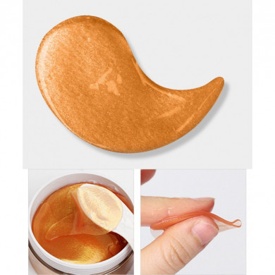 Поживні гідрогелеві патчі для повік із золотом та равликом MEDI FLOWER Aronyx Gold Snail Nutritive Eye Patch 60 патчей купити в Україні 3