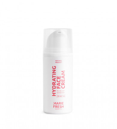 Увлажняющий крем с гиалуроновой кислотой для сухой и нормальной кожи Marie Fresh Cosmetics Hydrating Face Cream 30 мл купить в Украине 3