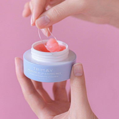 Нічна маска для губ на основі ягідних екстрактів TRIMAY Volufiline 3D Lip Sleeping Pack 15 г купити в Україні 2