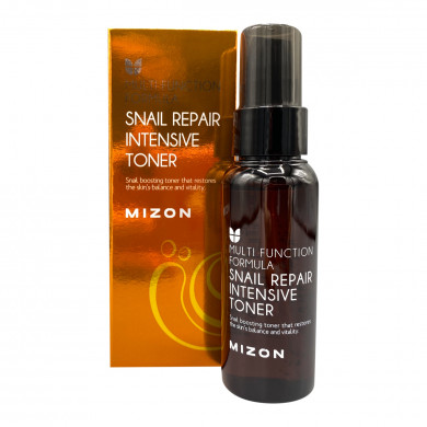 Восстанавливающий тонер с муцином улитки, MIZON, Snail Repair Intensive Toner, 50 мл купить в Украине Восстанавливающий тонер с муцином улитки, MIZON, Snail Repair Intensive Toner, 50 мл купить в Украине