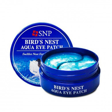 Патчи с экстрактом ласточкиного гнезда, SNP, Bird's Nest Aqua Eye Patch Including Swiftlet Nest Extract, 60 шт купить в Украине Патчи с экстрактом ласточкиного гнезда, SNP, Bird's Nest Aqua Eye Patch Including Swiftlet Nest Extract, 60 шт купить в Украине