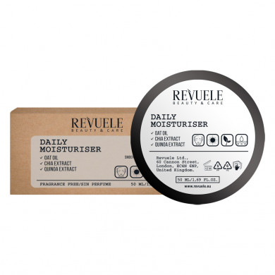 Дневной увлажняющий крем для лица Revuele Vegan & Organic Daily Moisturiser 50 мл купить в Украине