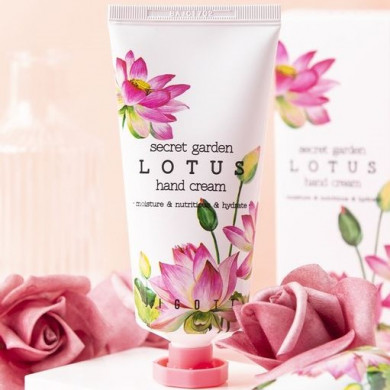 Крем для рук с экстрактом лотоса JIGOTT Secret Garden Lotus Hand Cream 100 мл купить в Украине 4