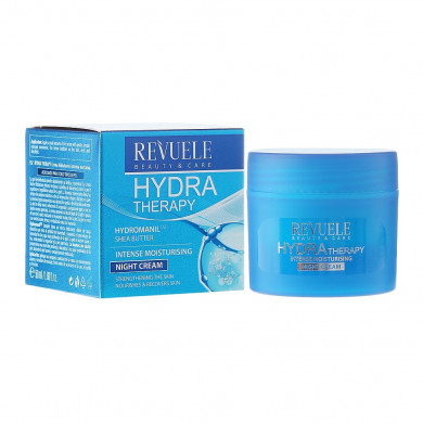 Интенсивно увлажняющий ночной крем для лица Revuele Hydra Therapy Intense Moisturising Night Cream 50 мл купить в Украине