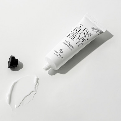 Крем для рук с коллагеном с ароматом грейпфрута Roda Roji Sparkling Grape Fruit Collagen Hand Cream 50 мл купить в Украине 2