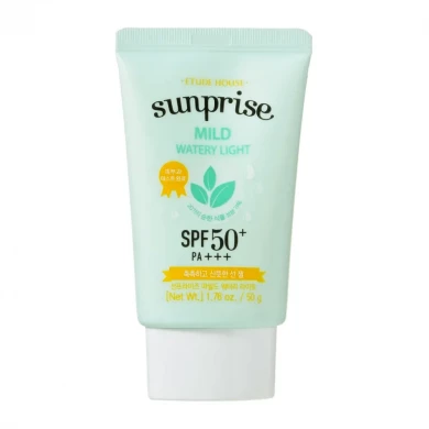 Лёгкий увлажняющий солнцезащитный крем, ETUDE HOUSE, Sunprise Mild Watery Light SPF50+ PA+++, 50 мл купить в Украине Лёгкий увлажняющий солнцезащитный крем, ETUDE HOUSE, Sunprise Mild Watery Light SPF50+ PA+++, 50 мл купить в Украине