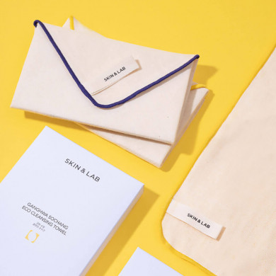 Серветка-рушник для очищення шкіри обличчя SKIN&LAB Cleansing Towel yellow купити в Україні 4