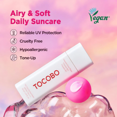Тонуючий сонцезахисний крем для обличчя TOCOBO Vita Tone Up Sun Cream SPF50+ PA++++ 10 мл купити в Україні 3
