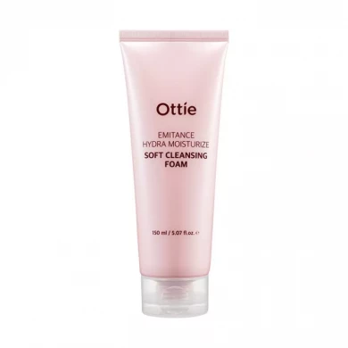Увлажняющая пенка для умывания с гиалуроновой кислотой Ottie Emitance Hydra Moisturize Soft Cleansing Foam 150 мл купить в Украине