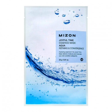Увлажняющая тканевая маска с морской водой, MIZON, Joyful Time Essence Mask, Aqua, Refining & Convergence купить в Украине Увлажняющая тканевая маска с морской водой, MIZON, Joyful Time Essence Mask, Aqua, Refining & Convergence купить в Украине