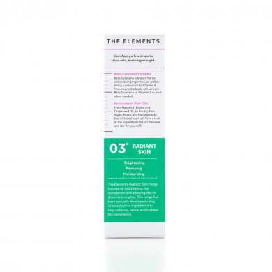 Вітамінізована олія для сяйва шкіри The Elements Vitamin Glow Facial Oil 30 мл купити в Україні 3