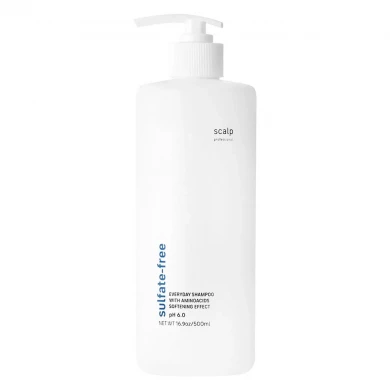 Безсульфатный шампунь с аминокислотами Scalp Sulfate-Free Everyday Shampoo With Aminoacids Softening Effect 500 мл купить в Украине